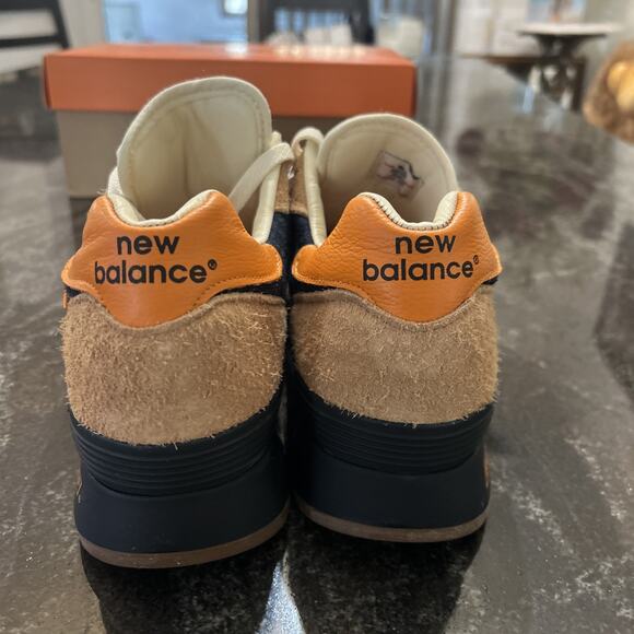 Levi's × New Balance Collaboration 1300 Orange Black M1300LV Men's Size 9.5 - Picture 7 of 16